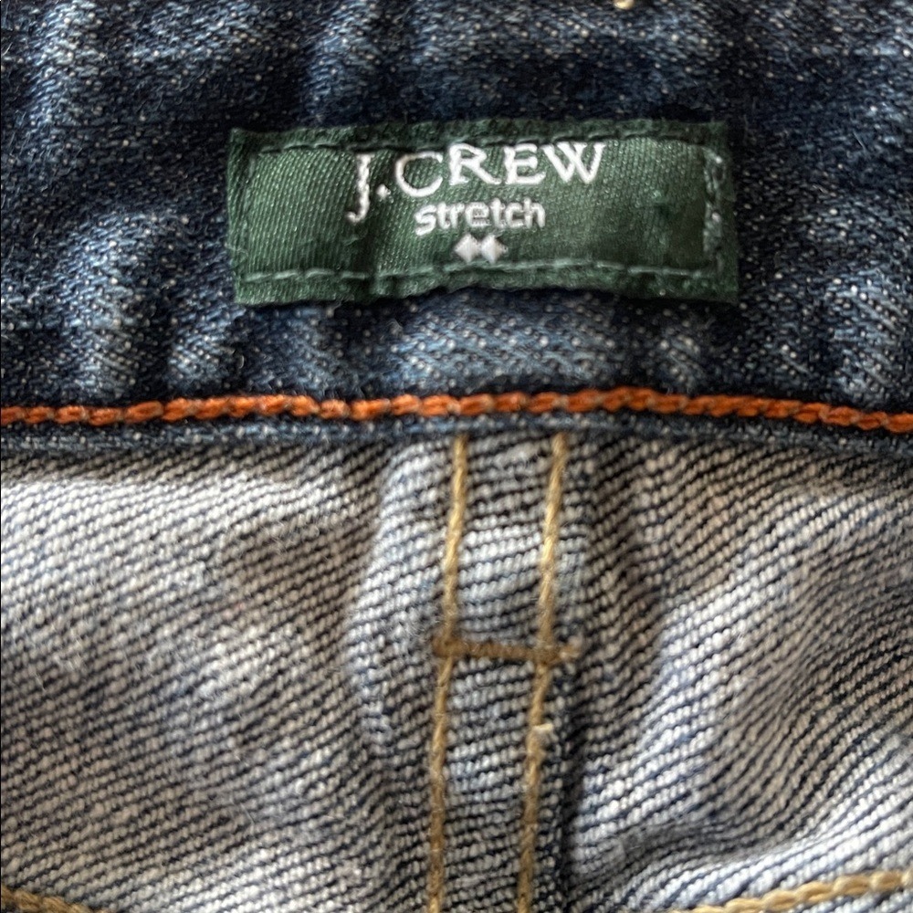 J Crew Women's Toothpick Cropped Stretch Blue Jeans 29 - Picture 8 of 8